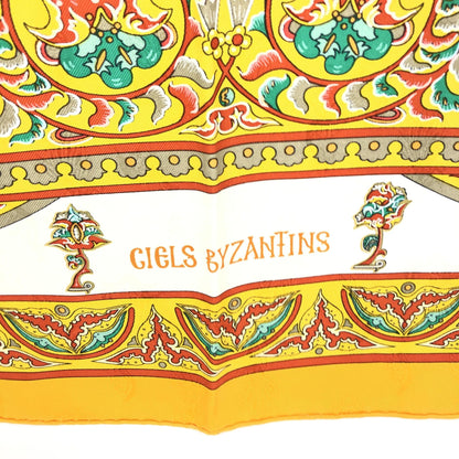 Hermès HERMÈS Carre 45 100% Silk Scarf "CIELS BYZANTINS"