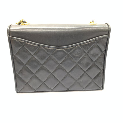Chanel CC Vintage Matelasse Lambskin Shoulder Chain Flap