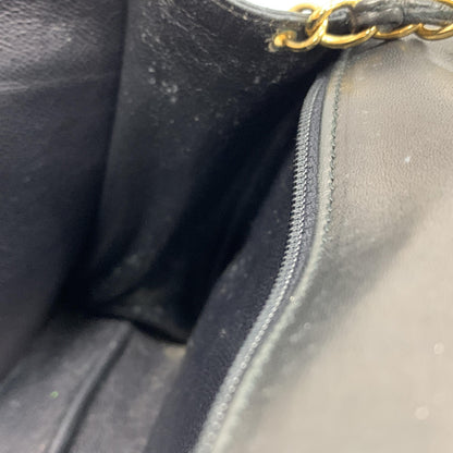Chanel CC Vintage Matelasse Lambskin Shoulder Chain Flap