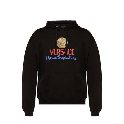 Versace Black Cotton Sweatshirt