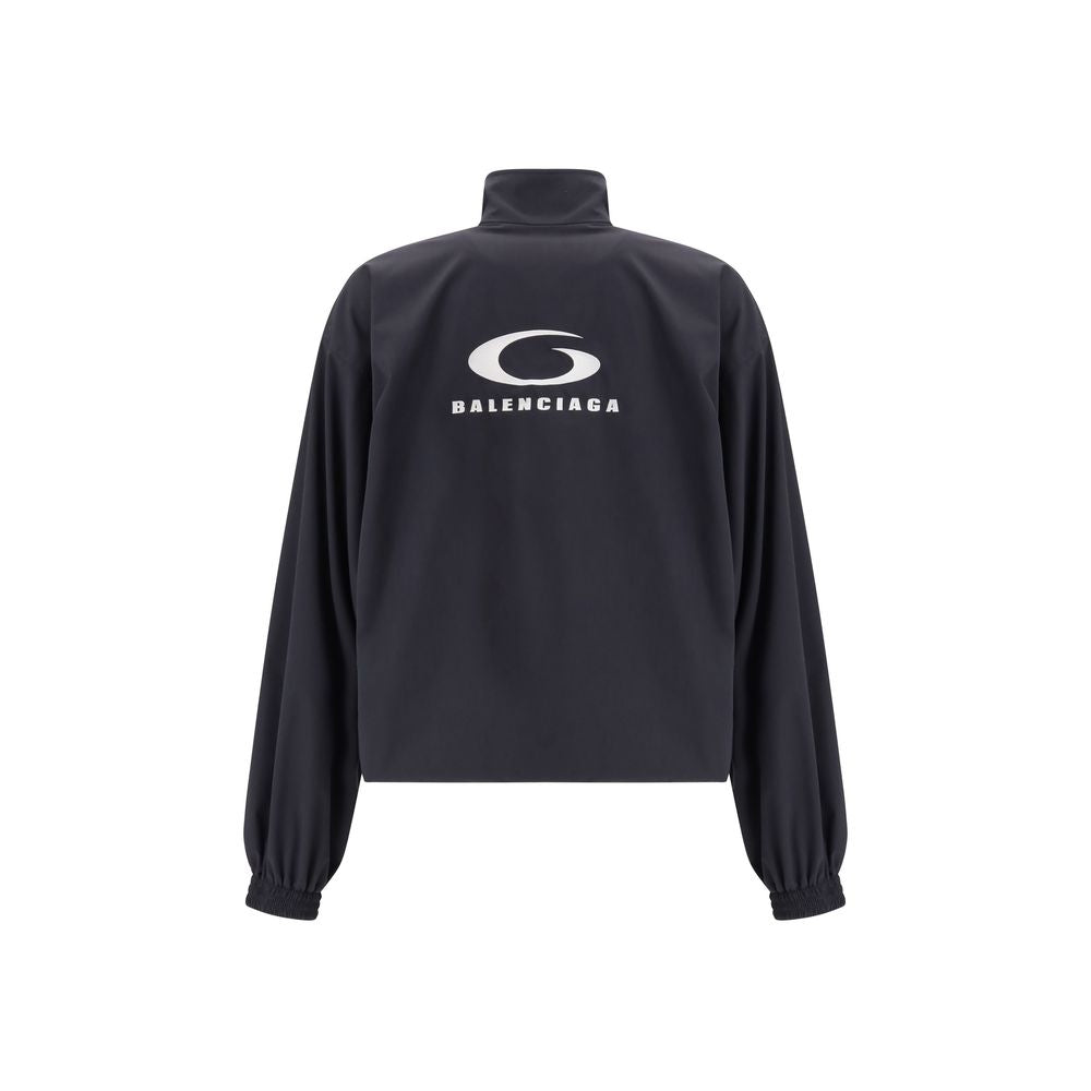 Balenciaga Black Polyester Shell Jacket