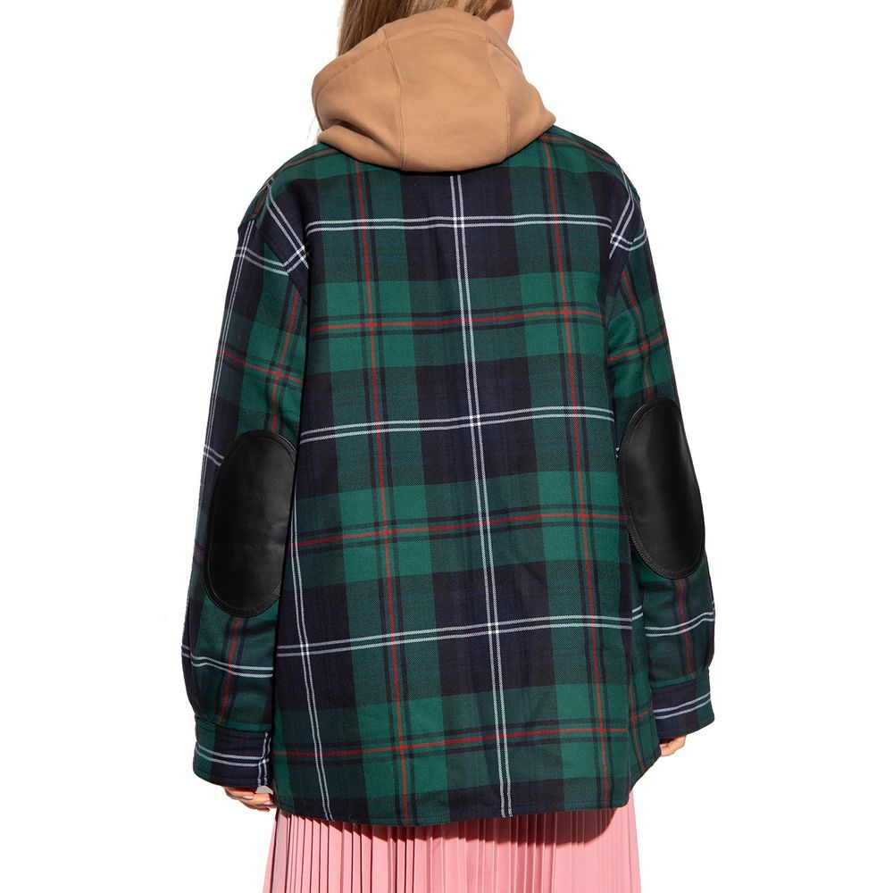 Burberry Bicolor Wool Pattern Shirt