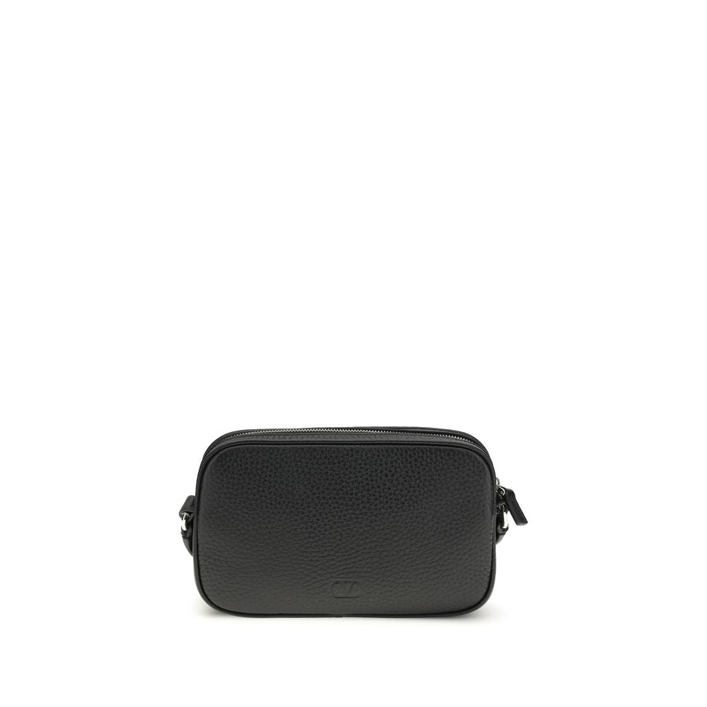 Valentino Garavani Rockstud Black Grained Leather Mini Bag [SS26]