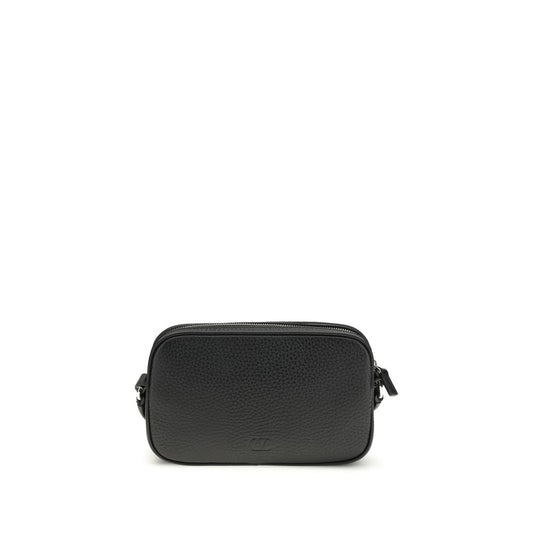 Valentino Garavani Rockstud Black Grained Leather Mini Bag [SS26]