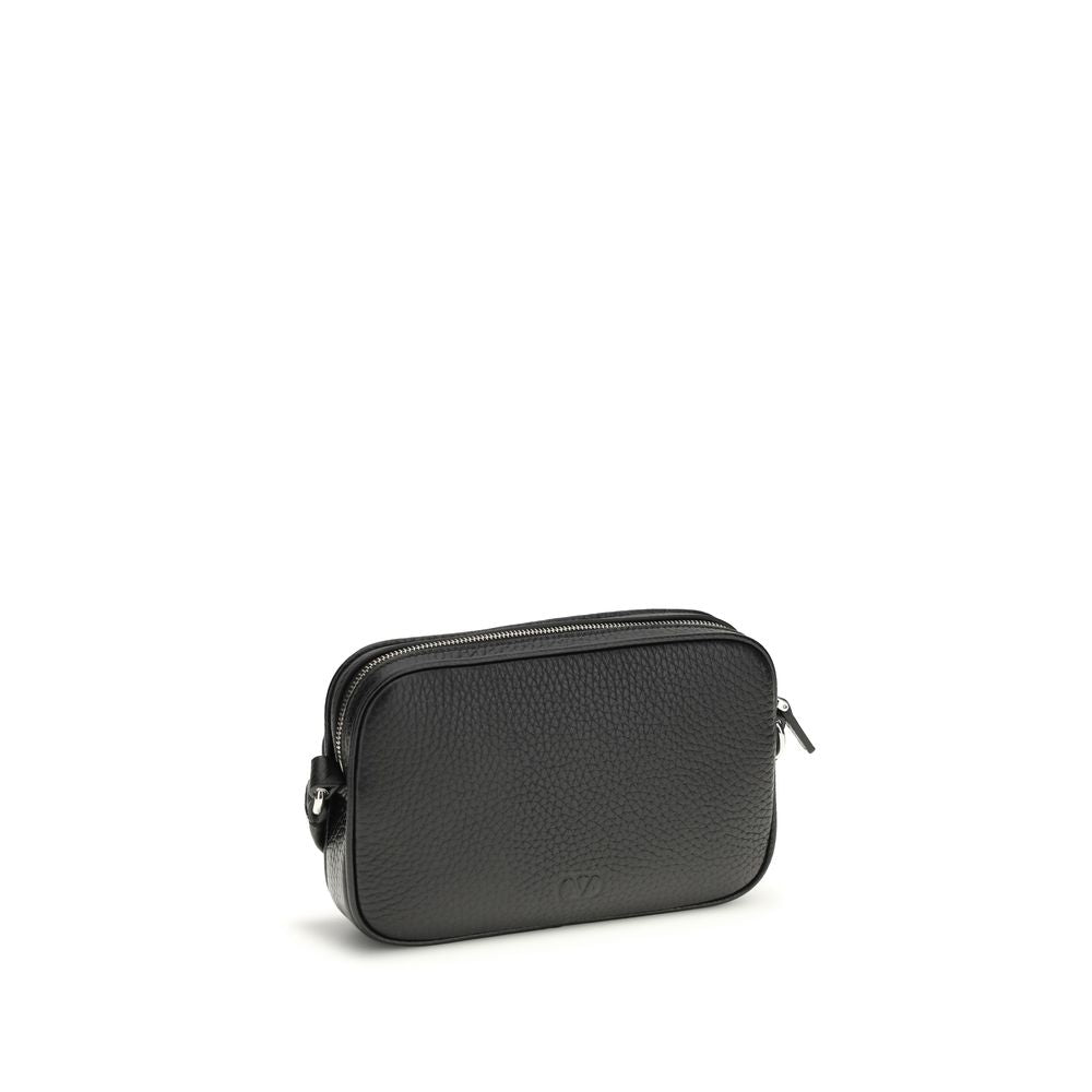 Valentino Garavani Rockstud Black Grained Leather Mini Bag [SS26]