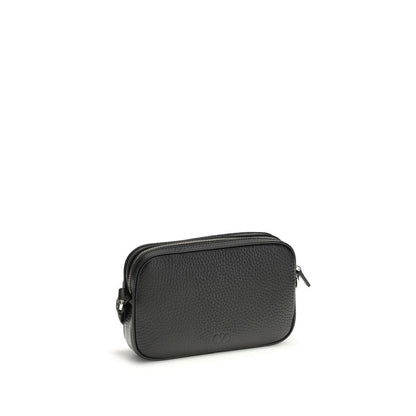 Valentino Garavani Rockstud Black Grained Leather Mini Bag [SS26]