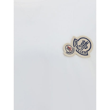 Moncler White Cotton T-Shirt