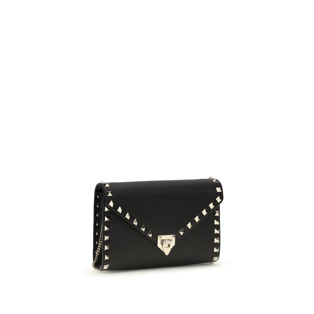 Valentino Garavani Rockstud Black Garnet Leather Mini Bag [SS26]
