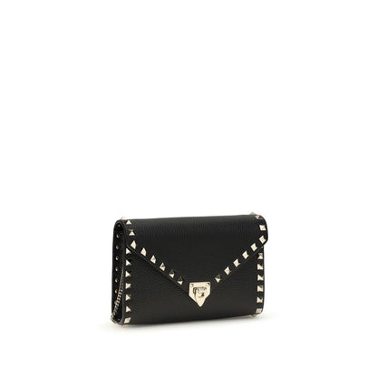 Valentino Garavani Rockstud Black Garnet Leather Mini Bag [SS26]
