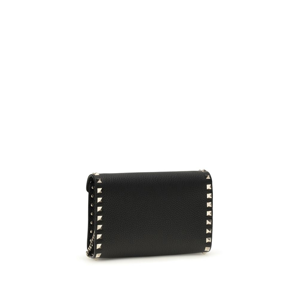 Valentino Garavani Rockstud Black Garnet Leather Mini Bag [SS26]