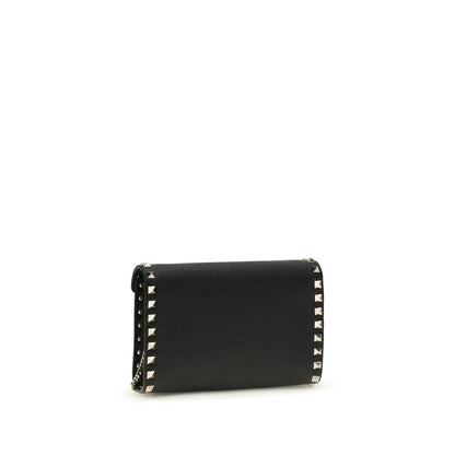 Valentino Garavani Rockstud Black Garnet Leather Mini Bag [SS26]