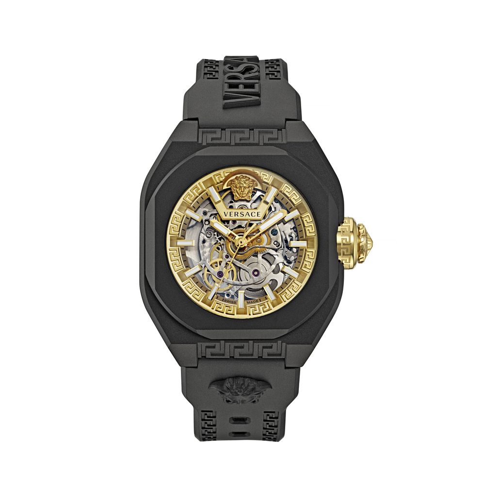 Versace Legend Skeleton Black Ceramic & Gold Automatic Watch [2026]
