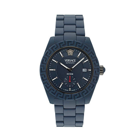 Versace DV One Gent Limited Edition Blue Ceramic Automatic Watch [SS26]