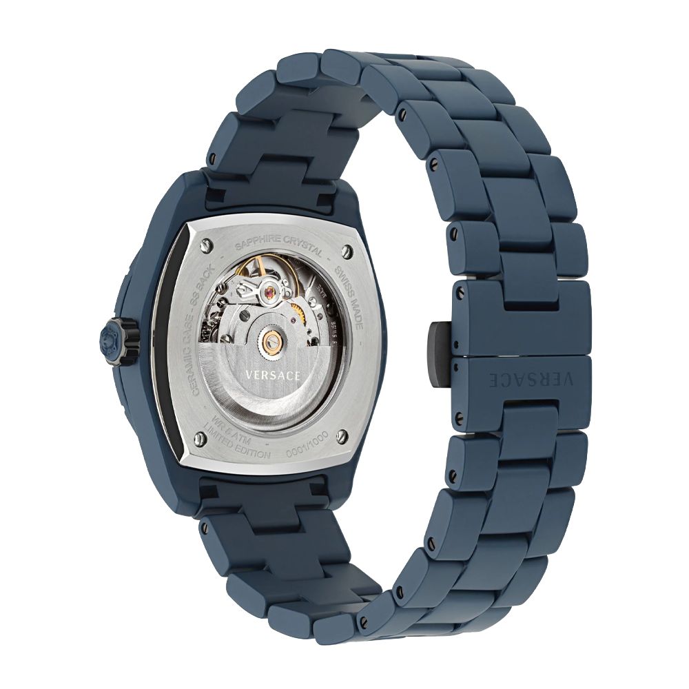 Versace DV One Gent Limited Edition Blue Ceramic Automatic Watch [SS26]