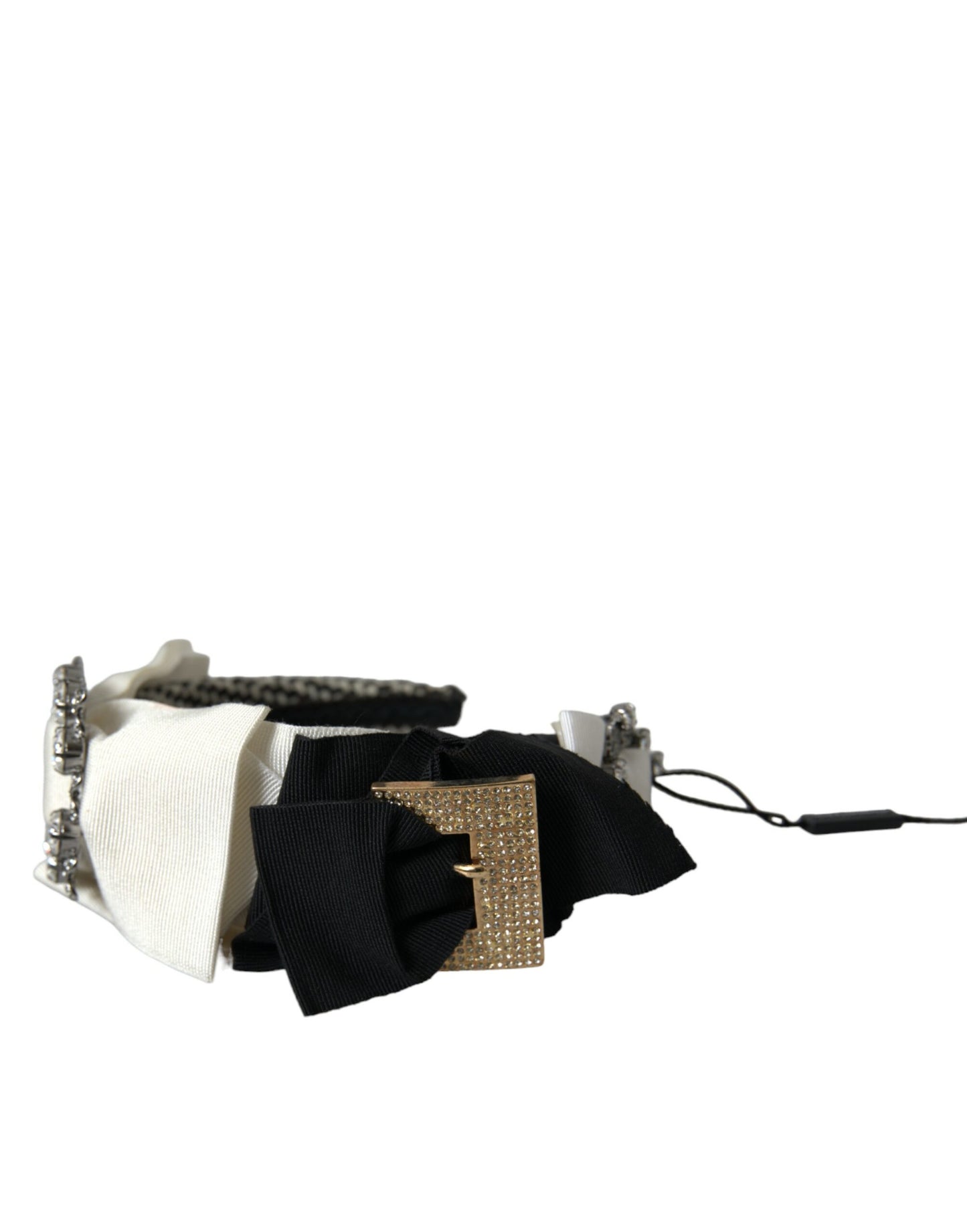 Dolce & Gabbana Multicolor Crystal Embellished Diadem Headband [SS26]