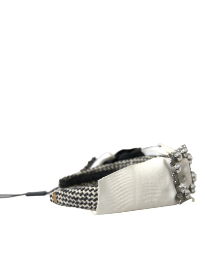 Dolce & Gabbana Multicolor Crystal Embellished Diadem Headband [SS26]