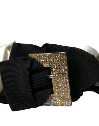 Dolce & Gabbana Multicolor Crystal Embellished Diadem Headband [SS26]