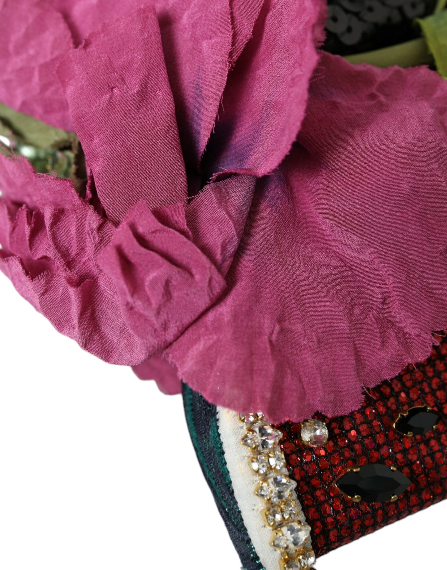 Dolce & Gabbana Red Watermelon Cherry Crystal Statement Hairband Diadem [SS26]