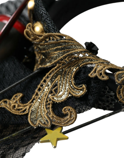 Dolce & Gabbana Missile Rocket Crystal Stars Diadem Headband [SS26]