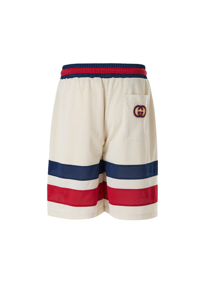 Gucci Cream polyester Logo Shorts