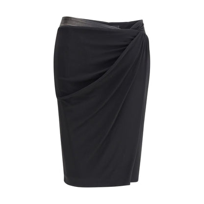 Versace Black Viscose Skirt