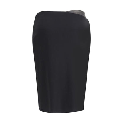 Versace Black Viscose Skirt