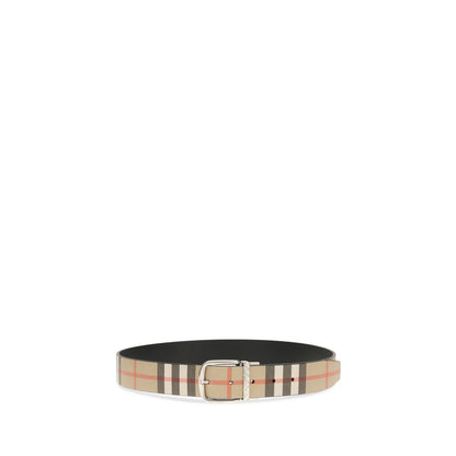 Burberry Multicolor Calf Leather Bos Taurus Belt